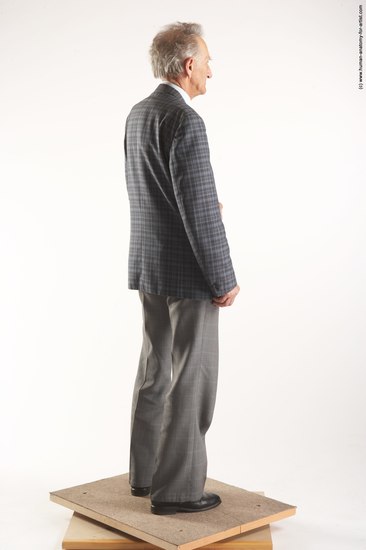 and more Business Man White Standing poses - ALL Slim Bald Grey Standing poses - simple Academic