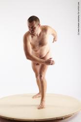 Nude Man White Standing poses - ALL Chubby Short Grey Standing poses - simple Realistic