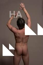 Nude Man White Standing poses - ALL Athletic Short Brown Standing poses - simple Realistic