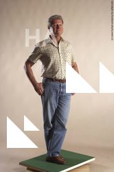 Casual Man White Standing poses - ALL Slim Short Grey Standing poses - simple Academic