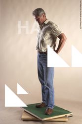 Casual Man White Standing poses - ALL Slim Short Grey Standing poses - simple Academic