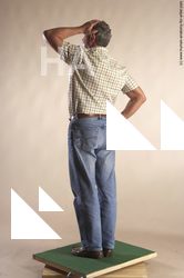 Casual Man White Standing poses - ALL Slim Short Grey Standing poses - simple Academic