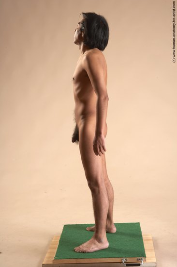 Nude Man Another Standing poses - ALL Slim Medium Black Standing poses - simple Realistic