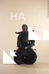 Sportswear Fighting with sword Man White Standing poses - ALL Slim Short Brown Standing poses - simple Academic