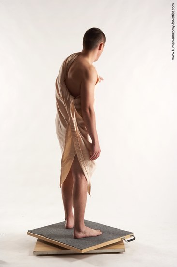 Drape Man White Standing poses - ALL Average Short Brown Standing poses - simple Academic