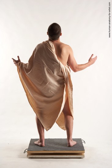 Drape Man White Standing poses - ALL Average Short Brown Standing poses - simple Academic