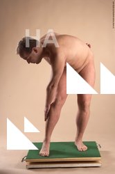 Nude Man White Standing poses - ALL Average Short Brown Standing poses - simple Realistic