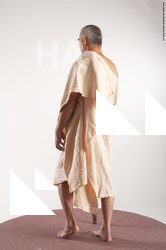 Drape Fighting with spear Man White Standing poses - ALL Average Short Grey Standing poses - simple Academic