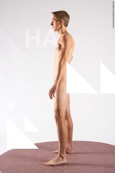 Nude Man White Standing poses - ALL Athletic Short Brown Standing poses - simple Realistic