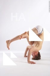 Underwear Man White Athletic Short Brown Dancing Academic