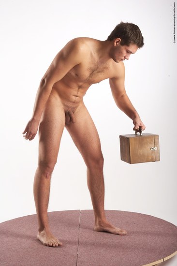 Nude Holding Man White Standing poses - ALL Average Short Brown Standing poses - simple Realistic