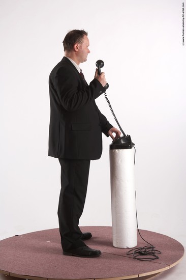 Business Holding Man White Standing poses - ALL Average Short Grey Standing poses - simple Academic