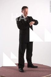 Business Holding Man White Standing poses - ALL Average Short Grey Standing poses - simple Academic