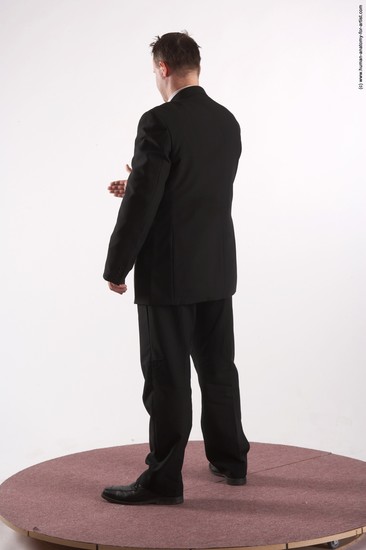Business Holding Man White Standing poses - ALL Average Short Grey Standing poses - simple Academic