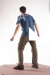 Business Man White Standing poses - ALL Slim Short Brown Standing poses - simple Academic