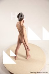 Nude Man White Standing poses - ALL Slim Short Brown Standing poses - simple Multi angles poses Realistic
