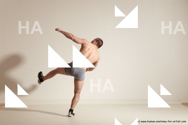 Underwear Martial art Man White Standing poses - ALL Athletic Short Brown Standing poses - simple Dynamic poses Academic