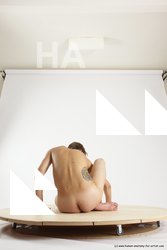 Nude Man White Standing poses - ALL Slim Short Brown Standing poses - simple Multi angles poses Realistic