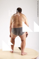 Underwear Man White Standing poses - ALL Overweight Short Black Standing poses - simple Academic