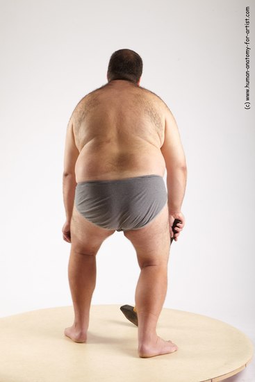 Underwear Man White Standing poses - ALL Overweight Short Black Standing poses - simple Academic