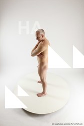 Man White Standing poses - ALL Slim Bald Standing poses - simple Multi angles poses Academic