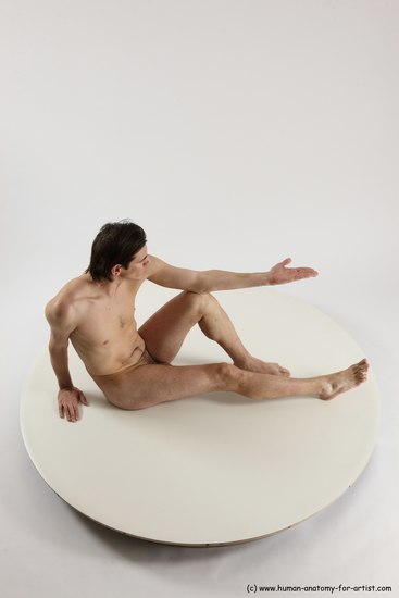 Nude Man White Standing poses - ALL Slim Short Brown Standing poses - simple Multi angles poses Realistic