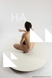 Nude Man White Standing poses - ALL Slim Short Brown Standing poses - knee-bend Multi angles poses Realistic