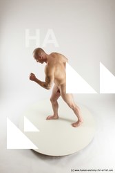 Nude Man White Standing poses - ALL Slim Bald Standing poses - simple Multi angles poses Realistic