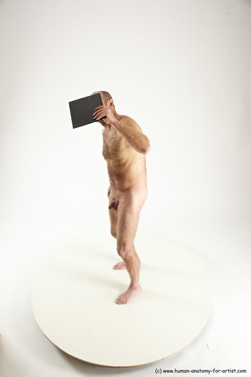 Nude Daily activities Man White Standing poses - ALL Slim Short Brown Standing poses - simple Multi angles poses Realistic