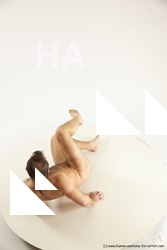 Nude Man White Laying poses - ALL Average Short Brown Laying poses - on side Multi angles poses Realistic