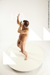 Nude Man White Standing poses - ALL Average Short Brown Standing poses - simple Multi angles poses Realistic