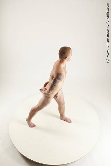 Nude Man White Standing poses - ALL Slim Short Brown Standing poses - simple Multi angles poses Realistic