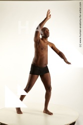 Underwear Fighting with spear Man White Standing poses - ALL Average Short Black Standing poses - simple Standard Photoshoot Academic