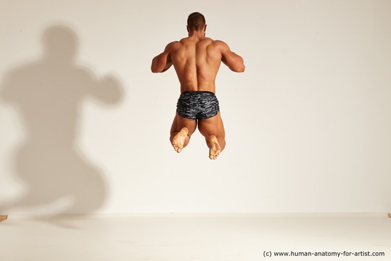 Underwear Gymnastic poses Man White Standing poses - ALL Muscular Short Brown Standing poses - simple Dynamic poses Academic