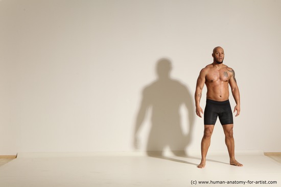 Underwear Man Dynamic poses Academic