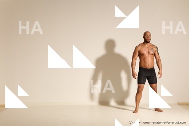 Underwear Man Dynamic poses Academic