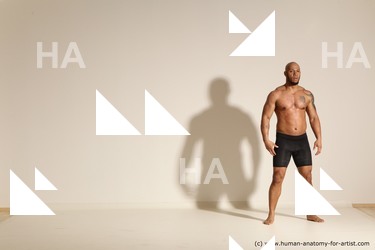 Underwear Man Dynamic poses Academic