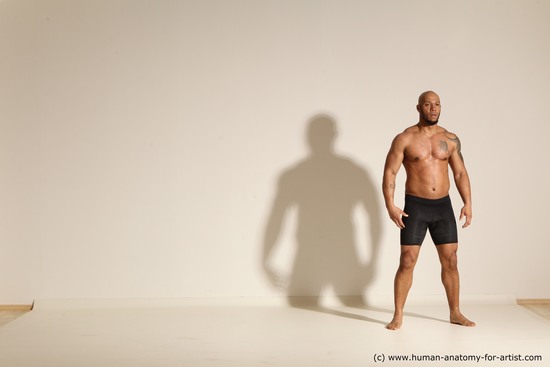 Underwear Man Dynamic poses Academic