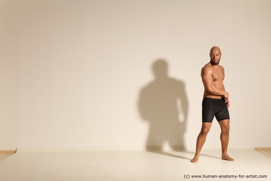 Underwear Man Dynamic poses Academic