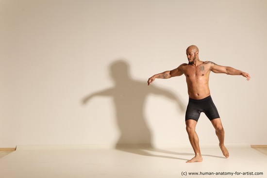 Underwear Man Dynamic poses Academic