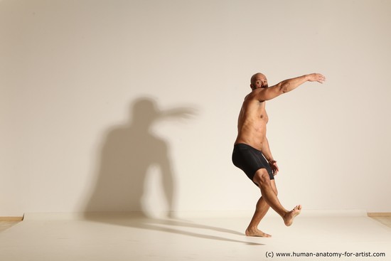 Underwear Man Dynamic poses Academic