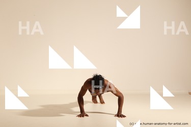 Underwear Man Dynamic poses Academic