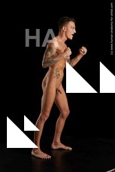 Nude Man White Sitting poses - simple Athletic Short Brown Sitting poses - ALL Standard Photoshoot Realistic