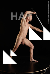 Nude Man White Standing poses - ALL Athletic Short Grey Standing poses - simple Standard Photoshoot Realistic