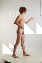 Nude Man White Standing poses - ALL Slim Medium Blond Standing poses - simple Standard Photoshoot Realistic