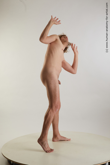 Nude Man White Standing poses - ALL Slim Medium Blond Standing poses - simple Standard Photoshoot Realistic
