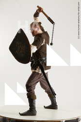 Casual Fighting Man White Average Medium Brown Standard Photoshoot Academic