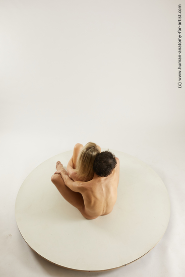 Nude Woman - Man Black Slim Multi angles poses Realistic