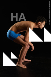 Underwear Man White Standing poses - ALL Slim Short Standing poses - bend over Black Standard Photoshoot  Academic