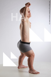 Underwear Man White Standing poses - ALL Average Short Brown Standing poses - simple Standard Photoshoot Academic